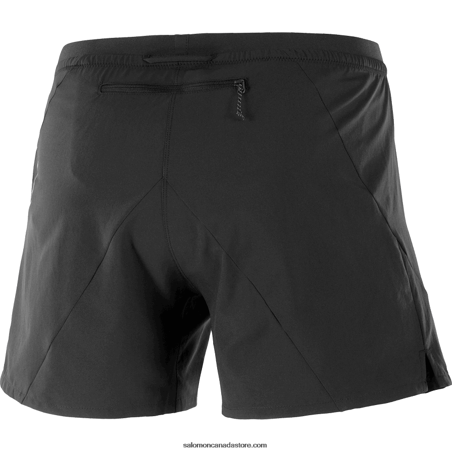 Men\'s Shorts - Cross 5 Salomon Deep Black X6B4FZ272
