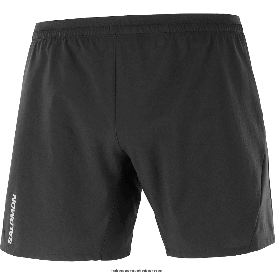 Men\'s Shorts - Cross 7 Salomon Deep Black X6B4FZ266