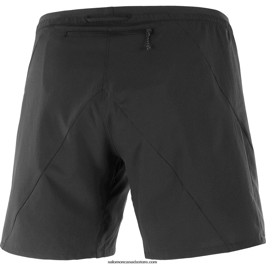 Men\'s Shorts - Cross 7 Salomon Deep Black X6B4FZ266