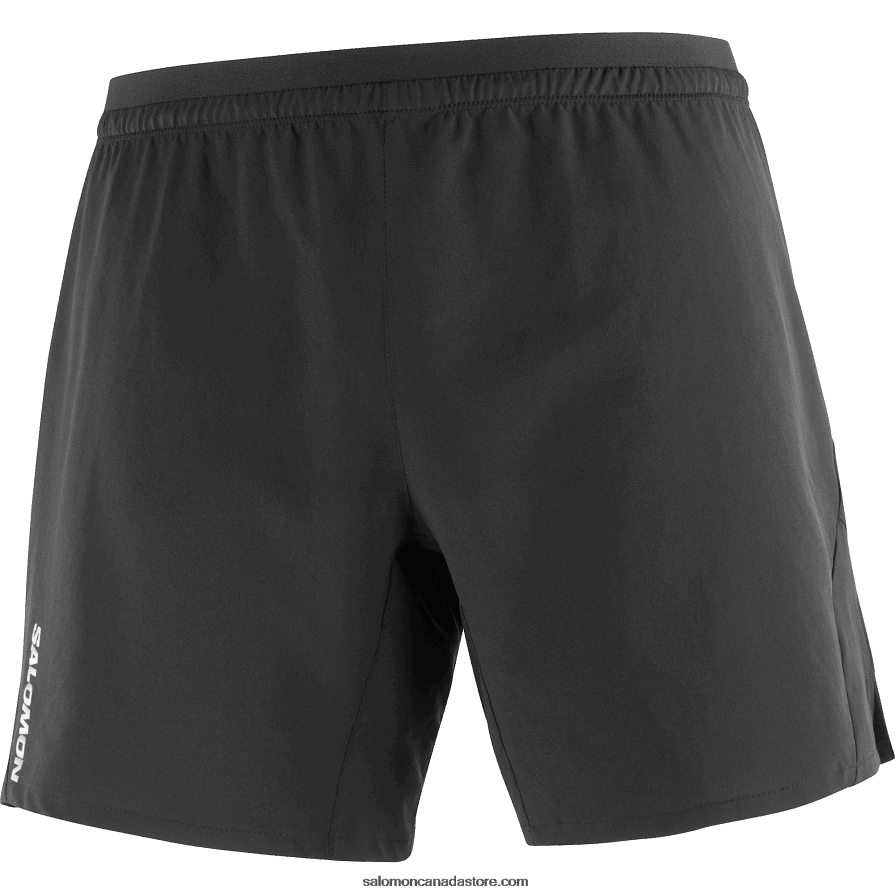 Men\'s Shorts - Cross 7 Salomon Deep Black X6B4FZ295