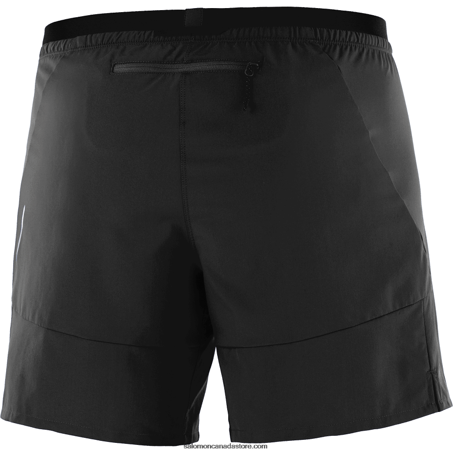 Men\'s Shorts - Cross 7 Salomon Deep Black X6B4FZ295