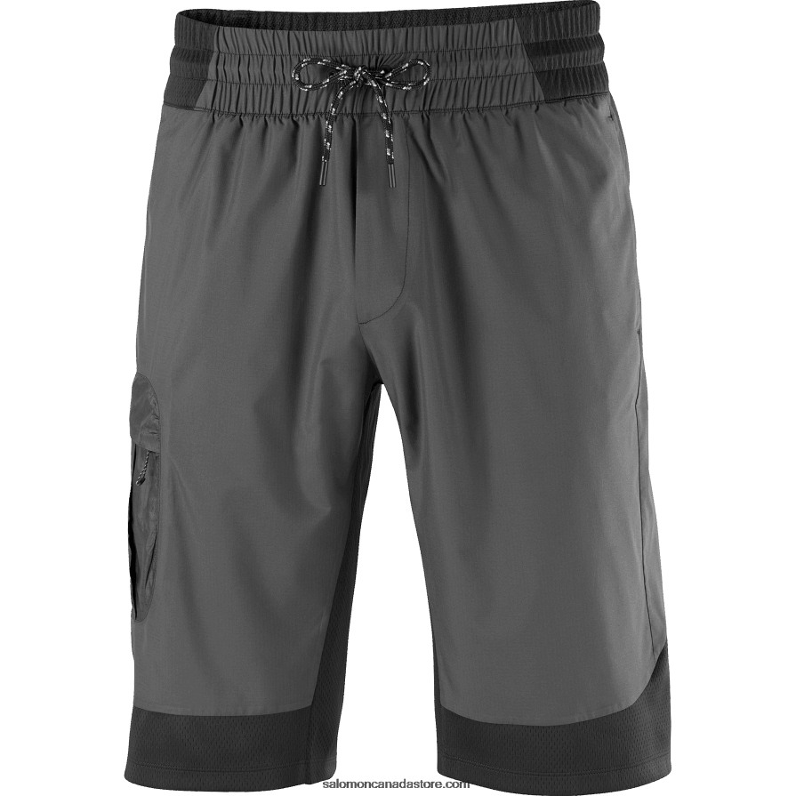 Men\'s Shorts - Equipe Salomon Deep Black X6B4FZ260