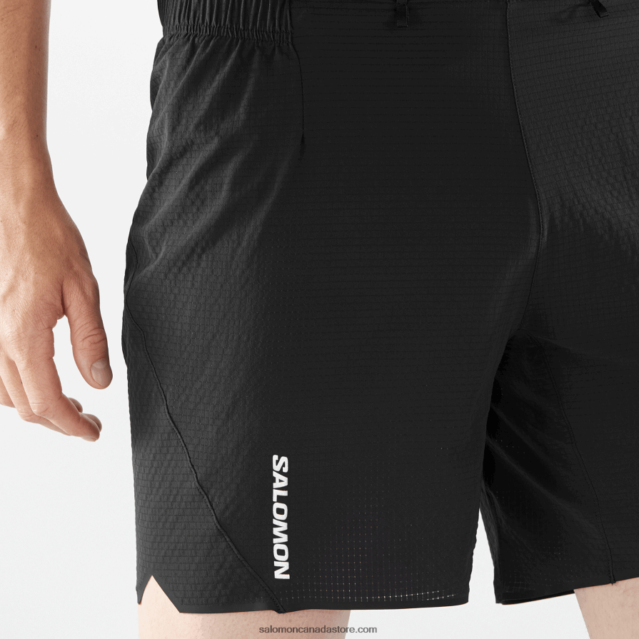 Men\'s Shorts - Sense Aero 7 Salomon Deep Black X6B4FZ285