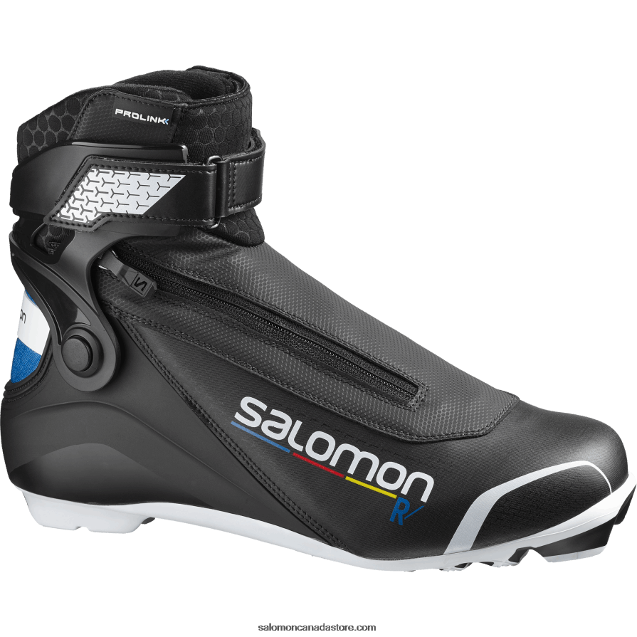 Men\'s Skating Classic Nordic Boots - R/ Salomon Black/Process Blue X6B4FZ704