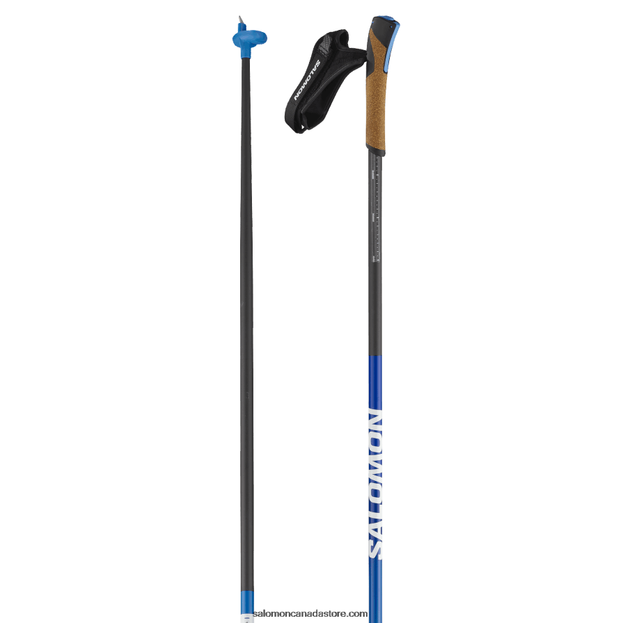 Men's Skating Classic Nordic Poles - S/Lab Carbon Click Kit Salomon Race Blue X6B4FZ728