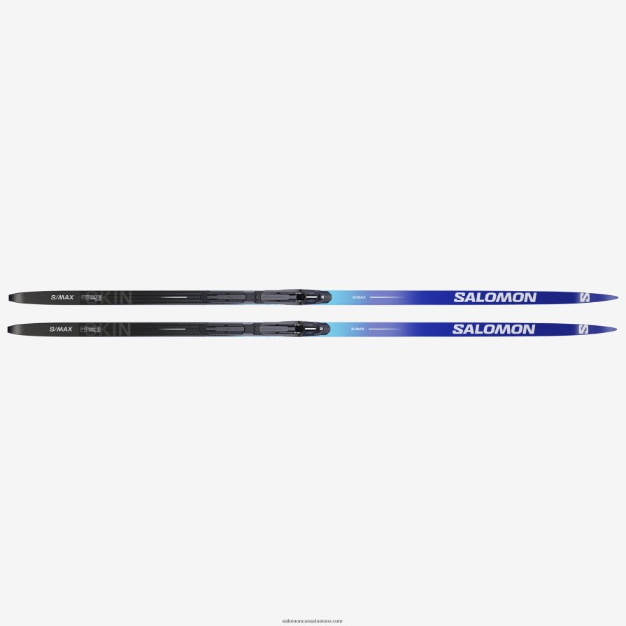 Men\'s Classic Nordic Ski Package - S/Max Eskin Med (And Prolink Shift-In) Salomon L47035100+ X6B4FZ686