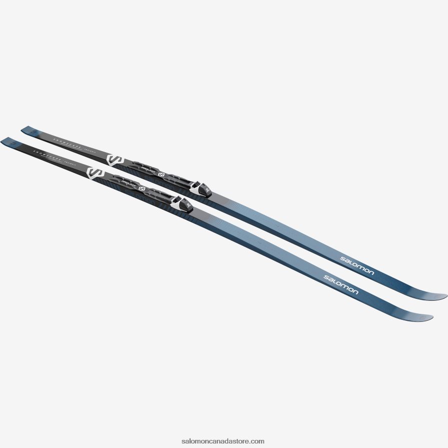 Men\'s Classic Nordic Ski Package - Snowscape 7 Posigrip (And Prolink Auto) Salomon L409696Pm+ X6B4FZ680