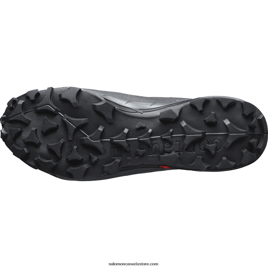 Men\'s Hiking Boots - Cross Hike 2 Mid Gore-Tex Wide Salomon Black/Magnet X6B4FZ19