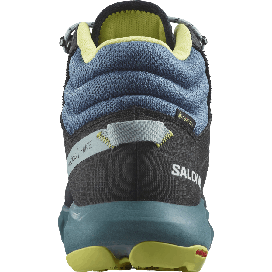 Men\'s Hiking Boots - Predict Hike Mid Gore-Tex Salomon Dark Sapphire/Blue Ashes/Sunny Lime X6B4FZ56