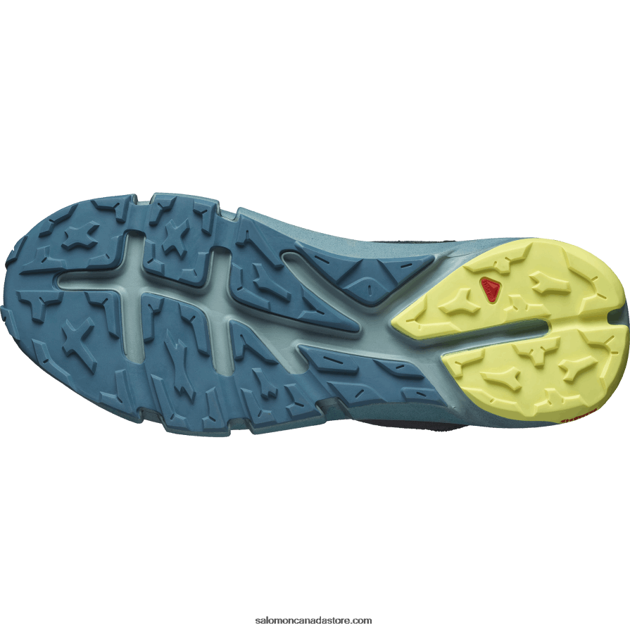 Men\'s Hiking Boots - Predict Hike Mid Gore-Tex Salomon Dark Sapphire/Blue Ashes/Sunny Lime X6B4FZ56