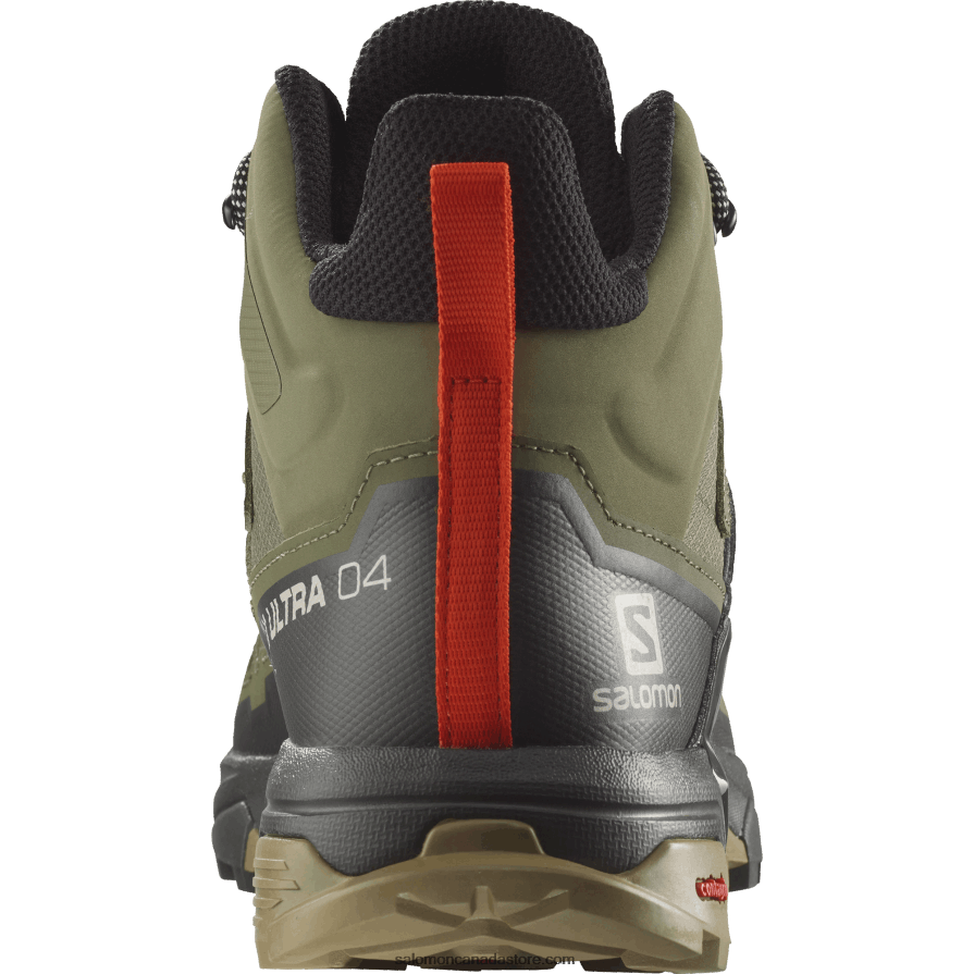 Men\'s Hiking Boots - X Ultra 4 Mid Gore-Tex Salomon Deep Lichen Green/Peat/Kelp X6B4FZ9