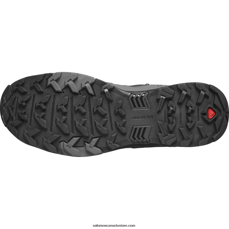 Men\'s Hiking Boots - X Ultra 4 Mid Wide Gore-Tex Salomon Black/Magnet/Pearl Blue X6B4FZ42