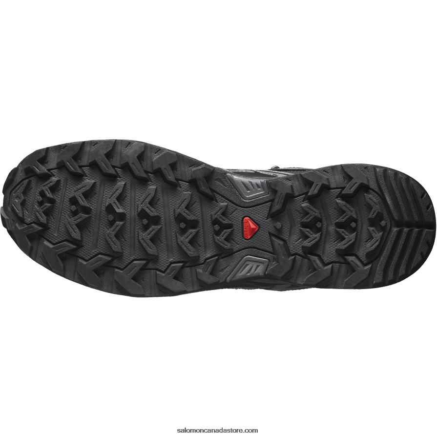 Men\'s Hiking Boots - X Ultra Pioneer Mid Clima Waterproof Salomon Black/Magnet/Monument X6B4FZ40