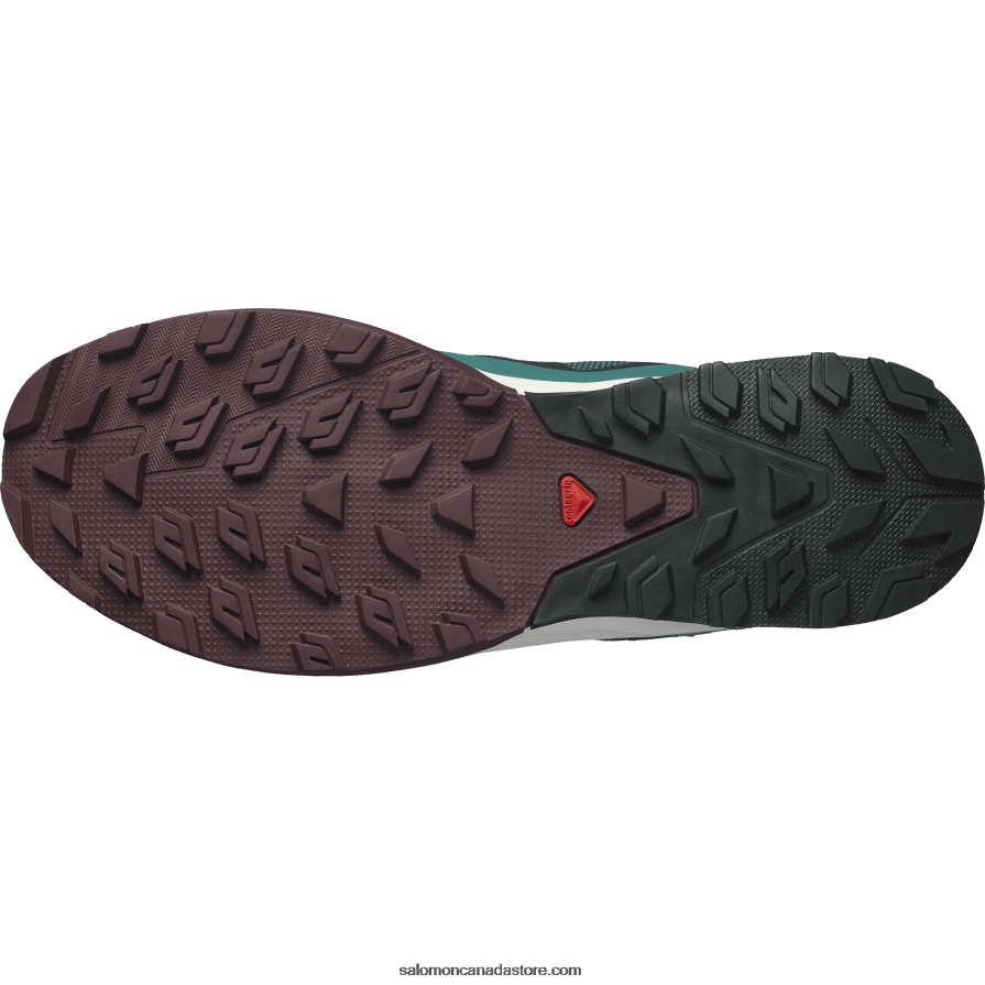 Men\'s Hiking Shoes - Outrise Clima Waterproof Salomon Ponderosa Pine/Bitter Chocolate/Vanilla Ice X6B4FZ55