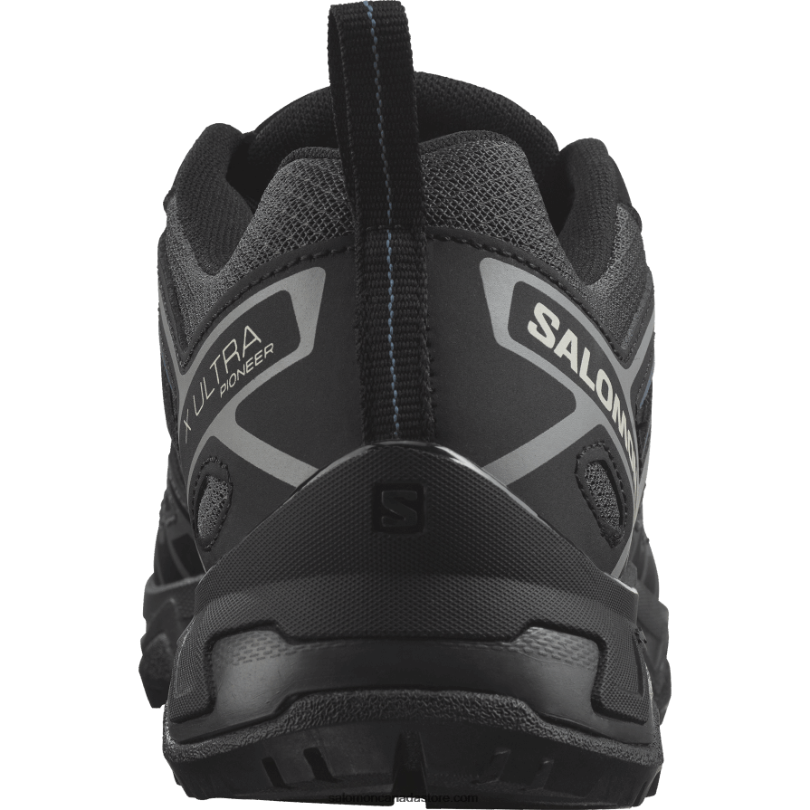 Men\'s Hiking Shoes - X Ultra Pioneer Aero Salomon Black/Ebony/Blue Ashes X6B4FZ21