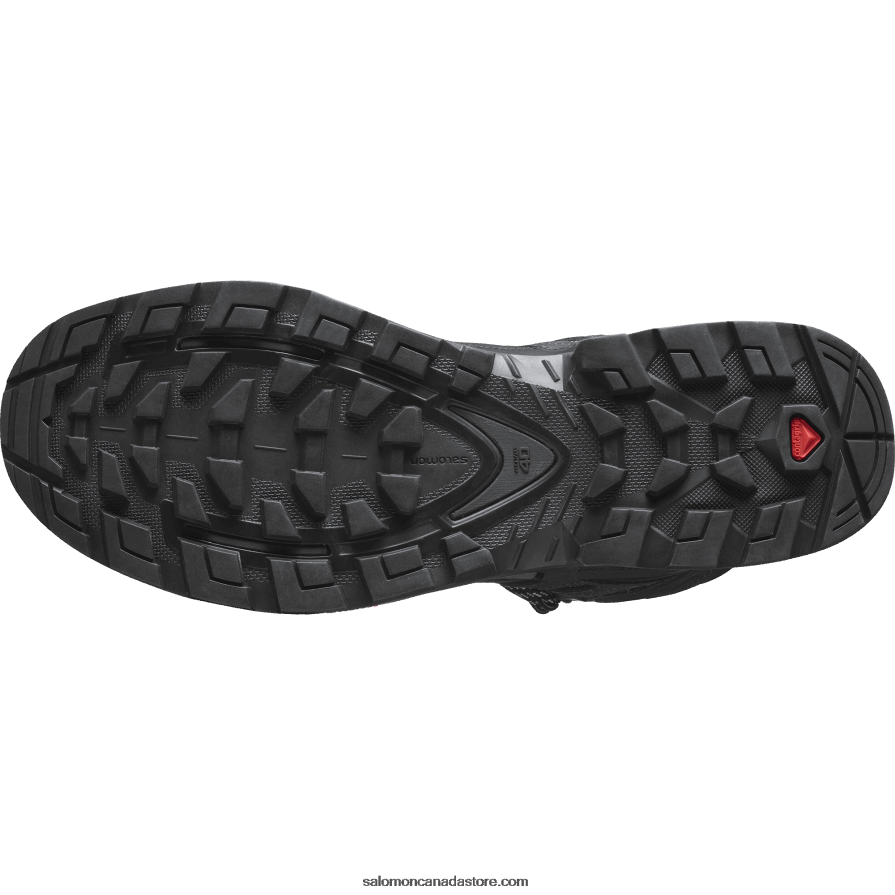 Men\'s Leather Hiking Boots - Quest 4 Gore-Tex Salomon Olive Night/Peat/Safari X6B4FZ5