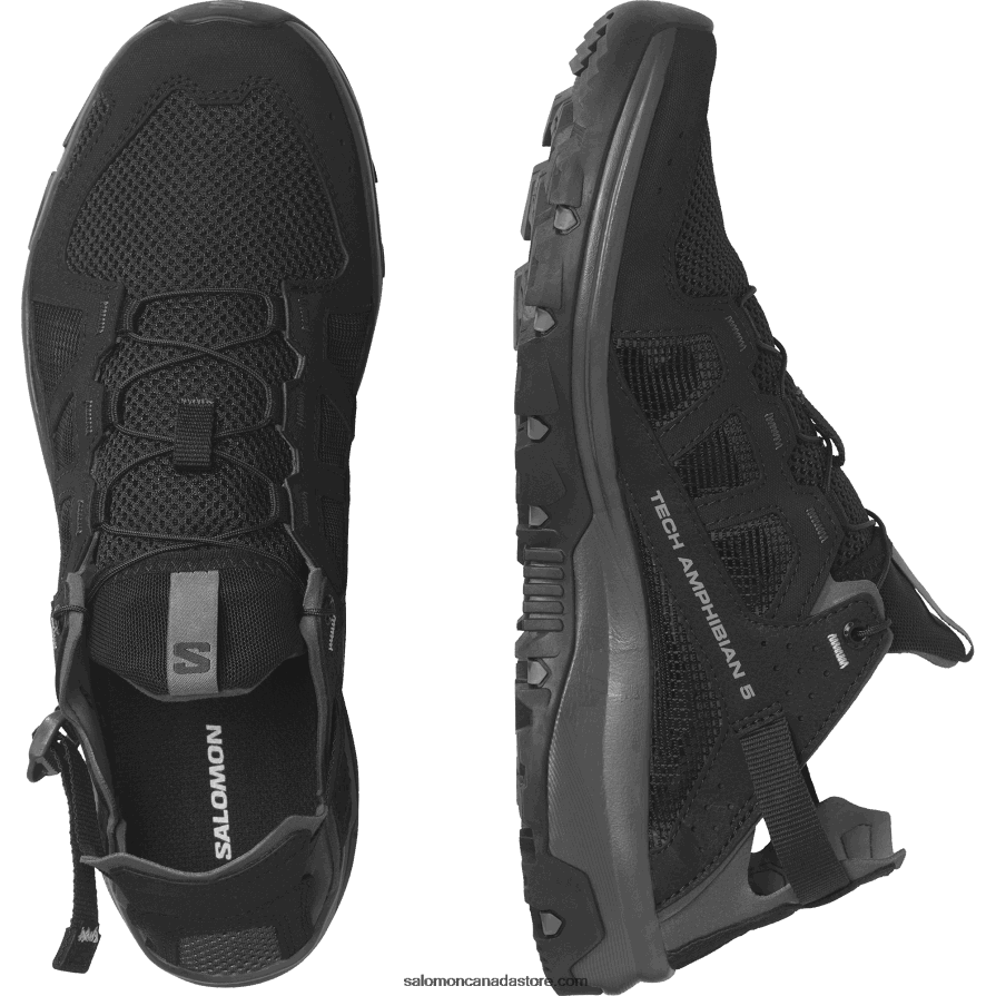 Men\'s Water Shoes - Techamphibian 5 Salomon Black/Magnet/Monument X6B4FZ2