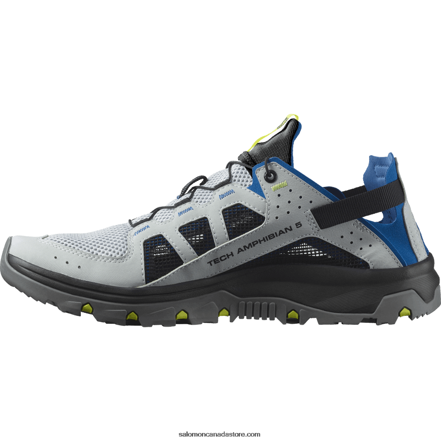 Men\'s Water Shoes - Techamphibian 5 Salomon Pearl Blue/Lapis Blue/Safety Yellow X6B4FZ1