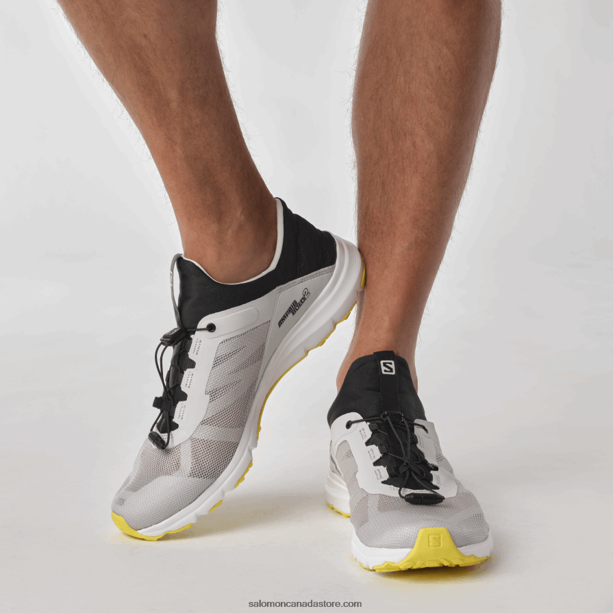 Men\'s Sandals - Amphib Bold 2 Salomon Lunar Rock/Black/Buttercup X6B4FZ1081