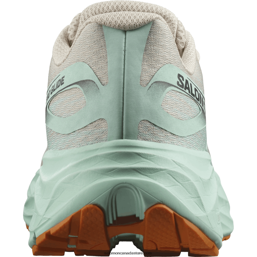 Men\'s Running Shoes - Aero Glide Salomon Bleached Sand/Yucca/Orange Pepper X6B4FZ1066