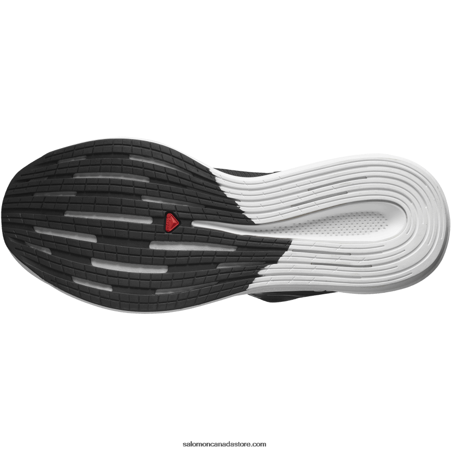 Men\'s Running Shoes - Spectur Salomon Black/White/Blazing Orange X6B4FZ1078