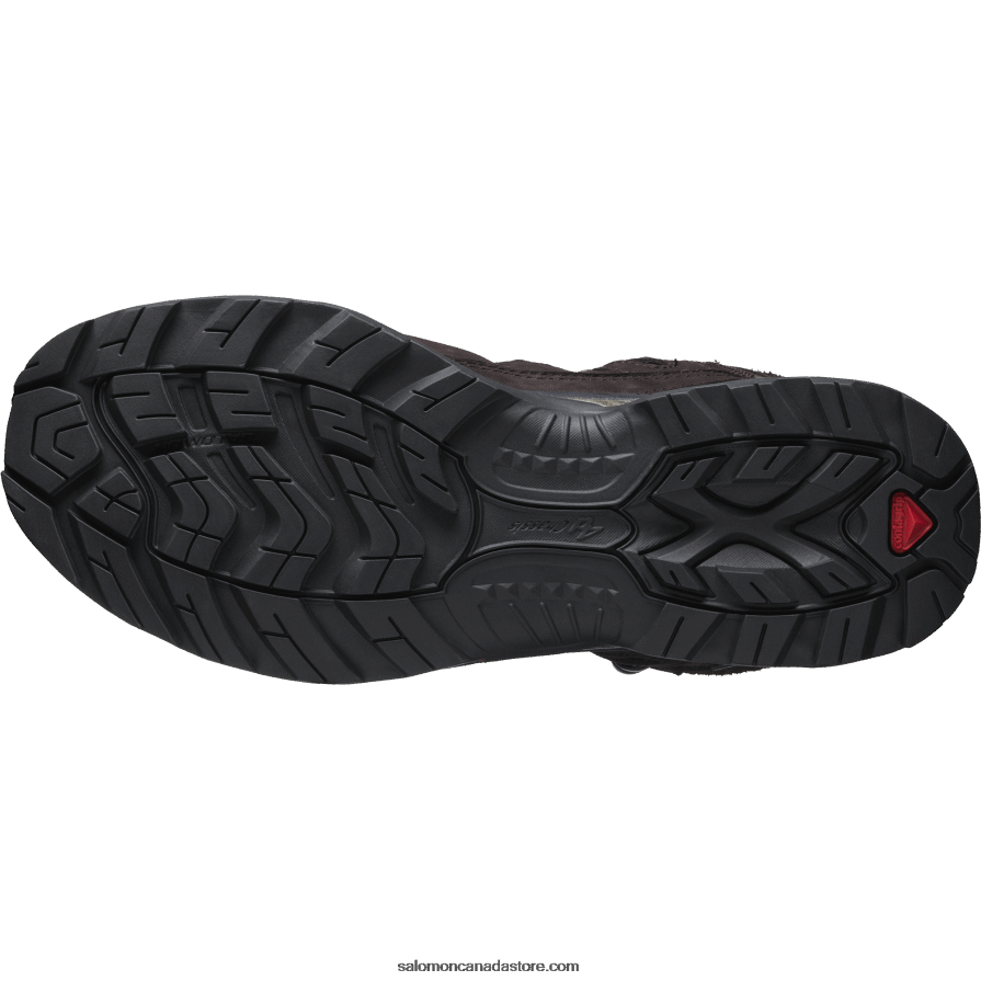 Men\'s Sportstyle Shoes - Quest 3 4D Gore-Tex Salomon Chocolate Plum/Black X6B4FZ213