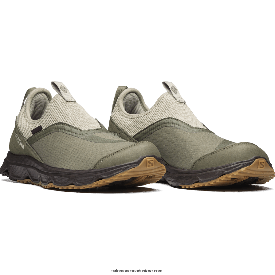 Men\'s Sportstyle Shoes - Rx Snug For Pas Normal Studios Salomon Moss Gray/Deep Lichen Green/Black Coffee X6B4FZ184