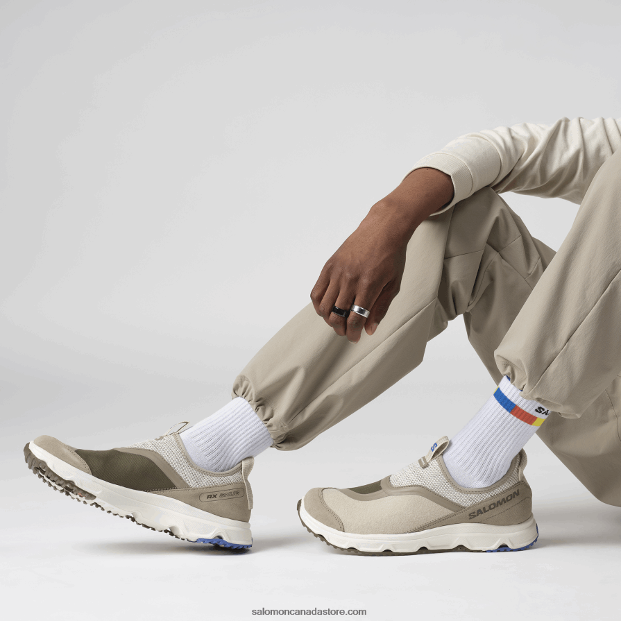 Men\'s Sportstyle Shoes - Rx Snug Winter Adventures Salomon Vintage Khaki/Feather Gray/Major Brown X6B4FZ162