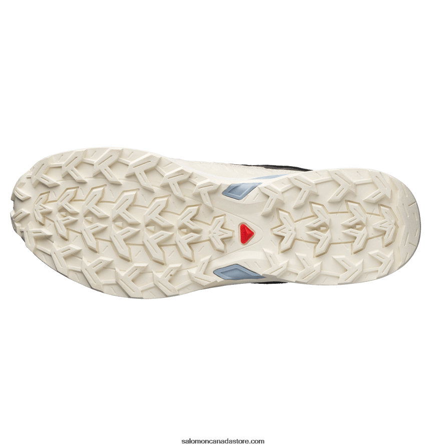 Men\'s Sportstyle Shoes - Shelter Low Leather Salomon Chocolate Plum/Vanilla Ice/Zen Blue X6B4FZ173