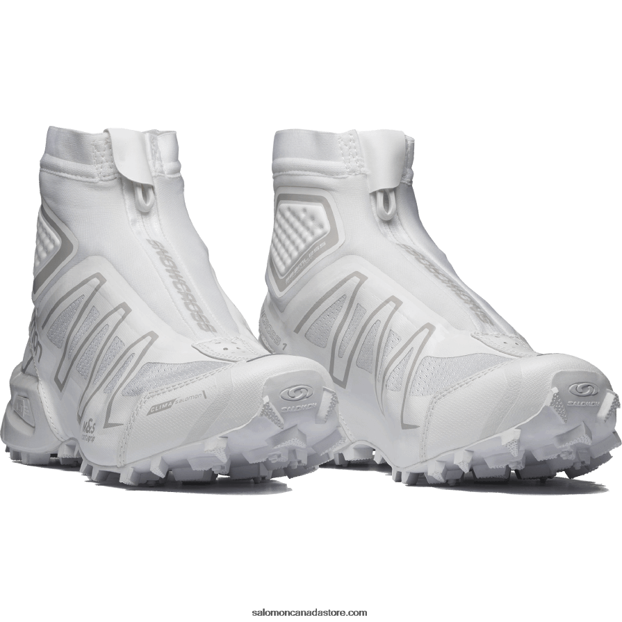 Men\'s Sportstyle Shoes - Snowcross Salomon White/Lunar Rock X6B4FZ129