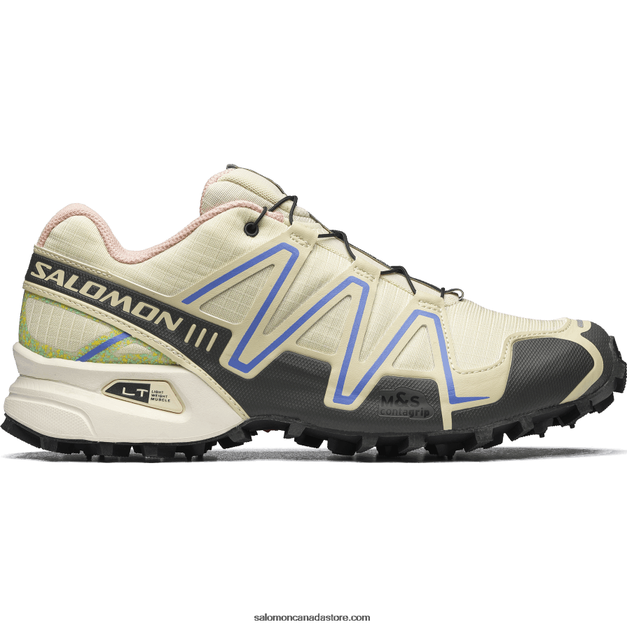 Men's Sportstyle Shoes - Speedcross 3 Mindful Salomon Moth/Vanilla Ice/Granada Sky X6B4FZ147