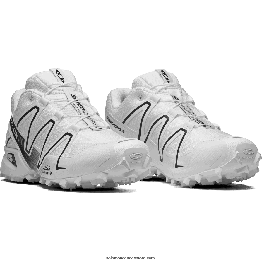 Men\'s Sportstyle Shoes - Speedcross 3 Salomon White/Alloy X6B4FZ178