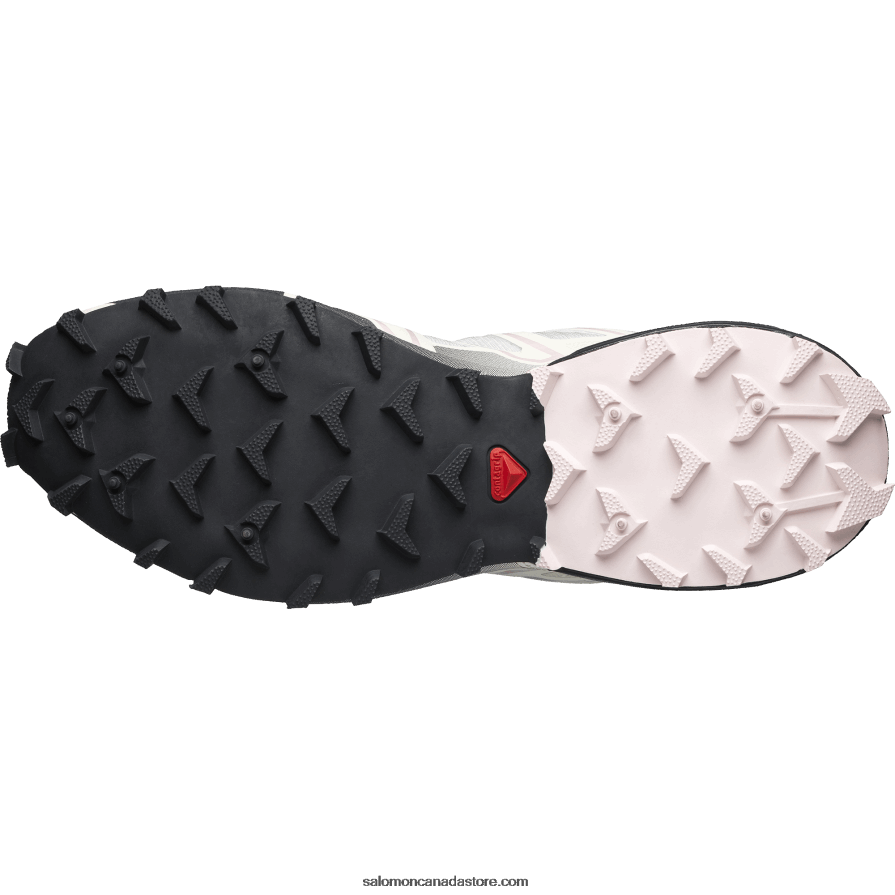 Men\'s Sportstyle Shoes - Speedcross 3 Salomon White/Ebony/Cradle Pink X6B4FZ181