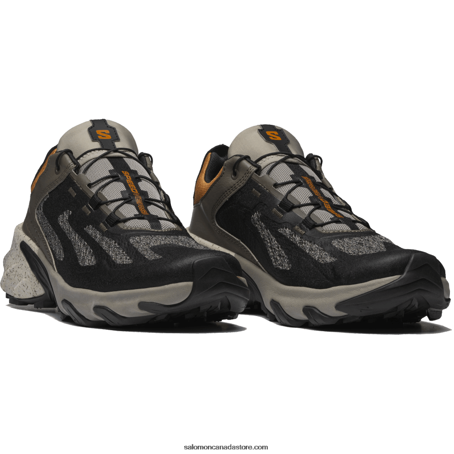 Men\'s Sportstyle Shoes - Speedverse Prg Salomon Major Brown/Black/Marmalade X6B4FZ119