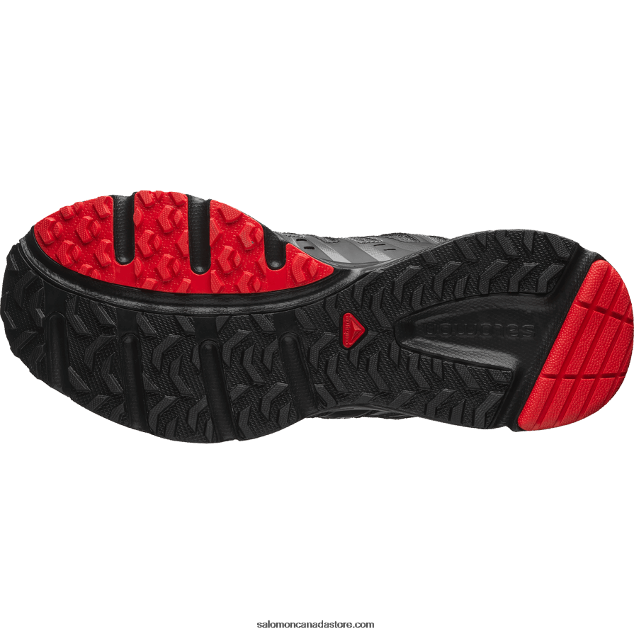 Men\'s Sportstyle Shoes - X-Mission 3 Salomon Black/Silver Metallic X/Racing Red X6B4FZ203