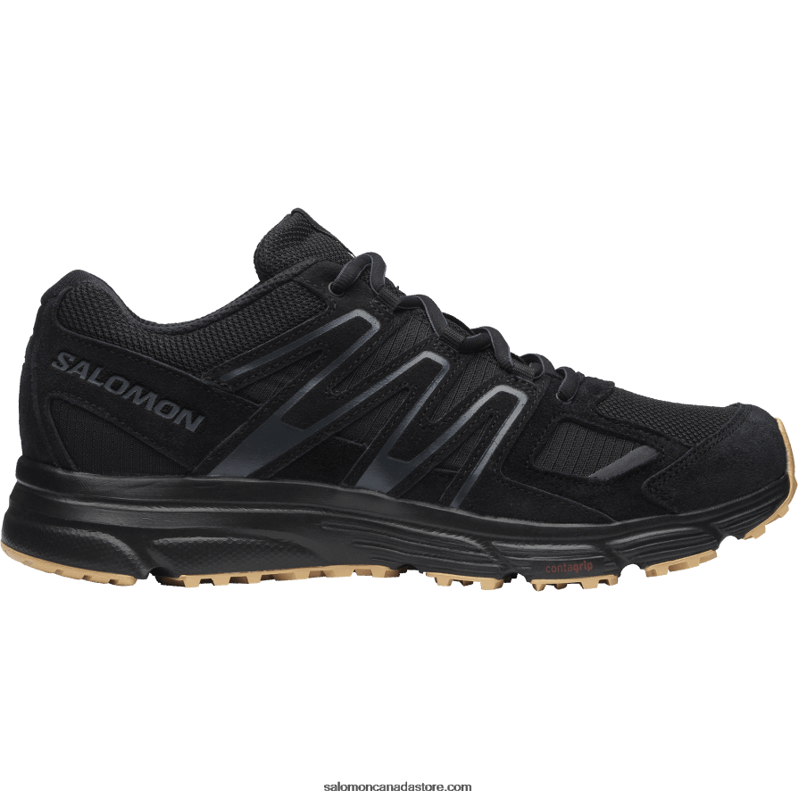 Men's Sportstyle Shoes - X-Mission 4 Suede Salomon Black/Ebony/Gum3 X6B4FZ165