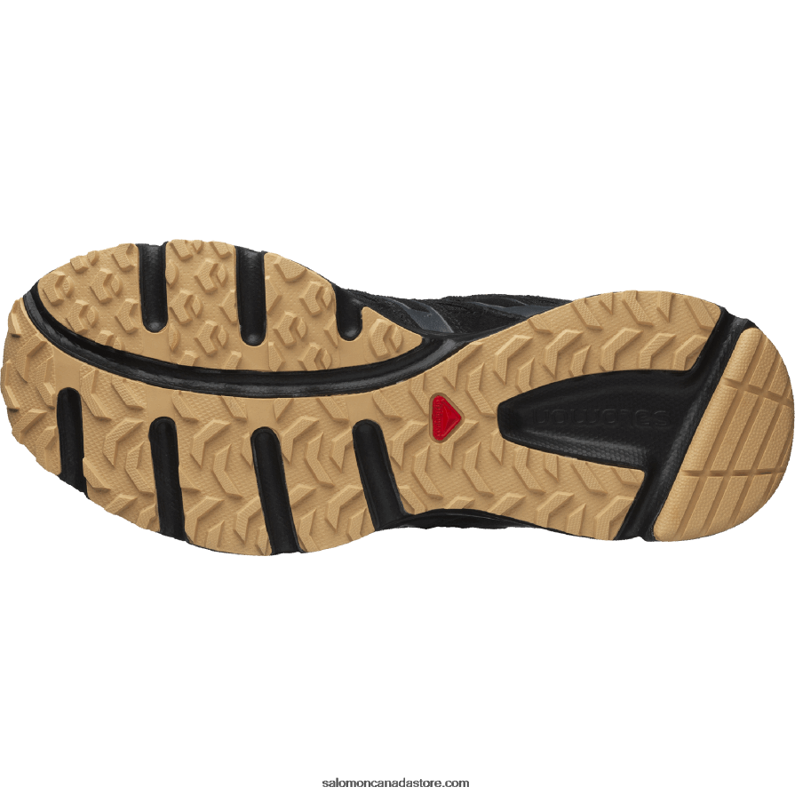 Men\'s Sportstyle Shoes - X-Mission 4 Suede Salomon Black/Ebony/Gum3 X6B4FZ165