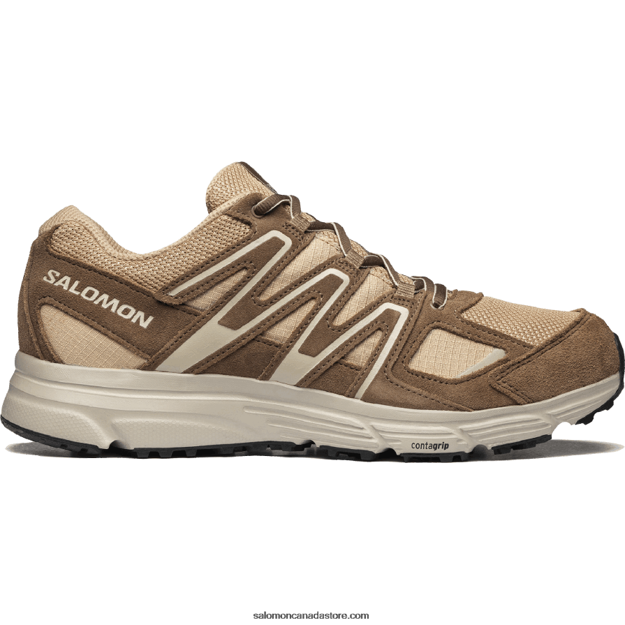 Men's Sportstyle Shoes - X-Mission 4 Suede Salomon Fenugreek/Acorn/Rainy Day X6B4FZ163
