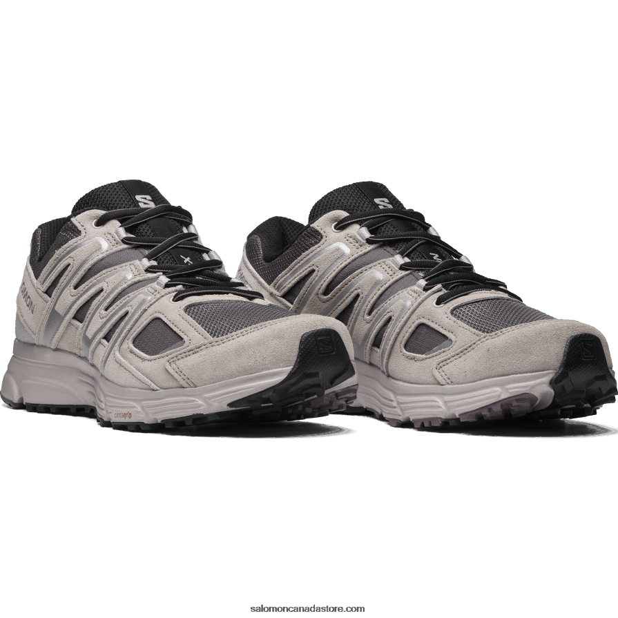 Men\'s Sportstyle Shoes - X-Mission 4 Suede Salomon Plum Kitten/Ashes Of Roses/Ftw Silver X6B4FZ168