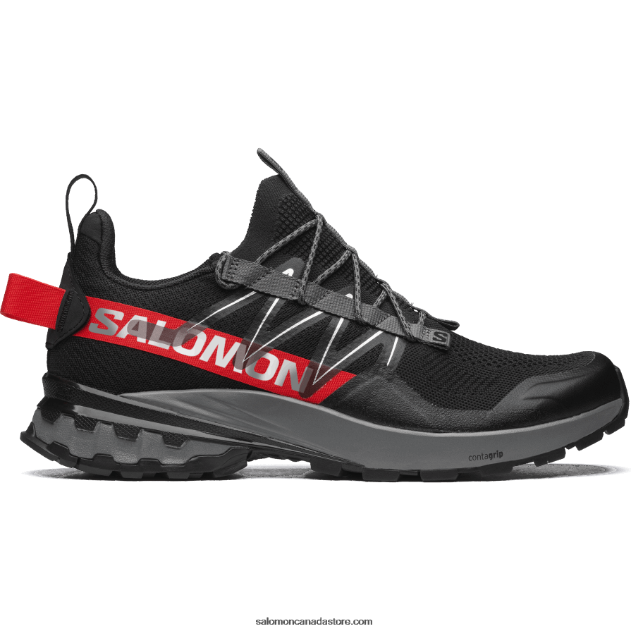 Men's Sportstyle Shoes - Xa Cover Salomon Black/Quiet Shade/Cherry Tomato X6B4FZ212