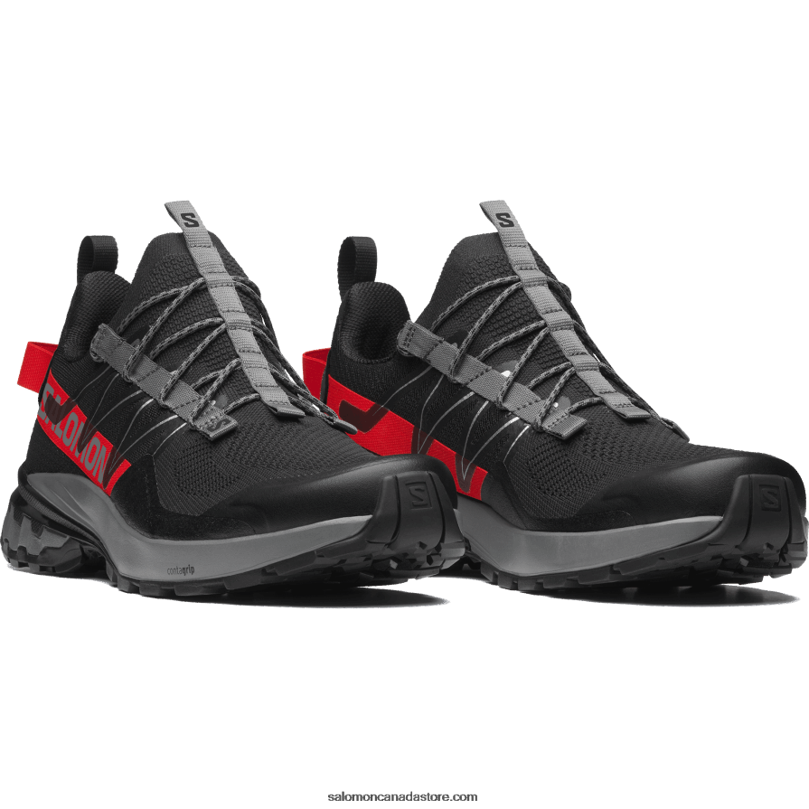 Men\'s Sportstyle Shoes - Xa Cover Salomon Black/Quiet Shade/Cherry Tomato X6B4FZ212