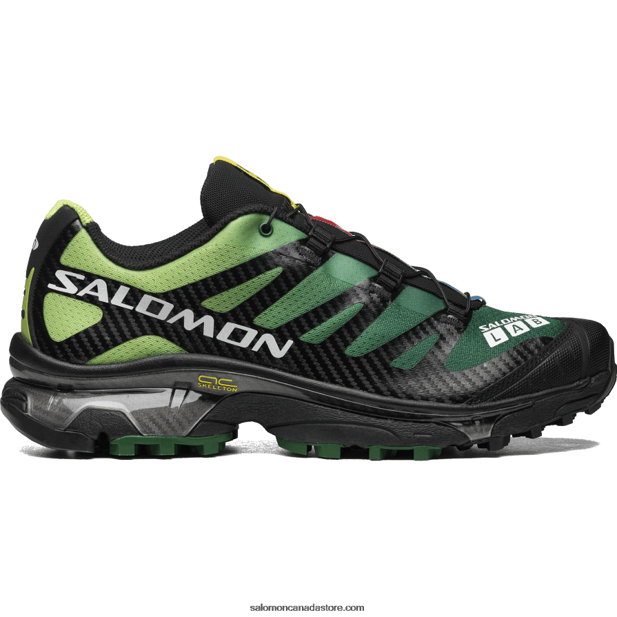 Men's Sportstyle Shoes - Xt-4 Og Salomon Eden/Bright Lime Green/White X6B4FZ62
