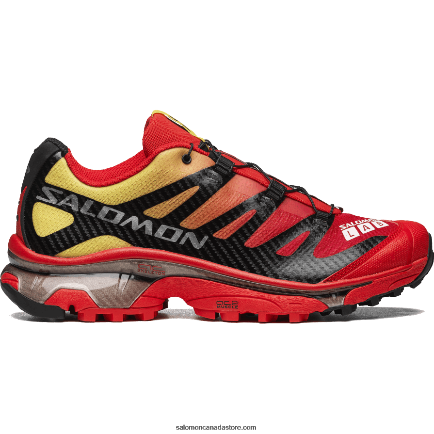 Men's Sportstyle Shoes - Xt-4 Og Salomon Fiery Red/Black/Empire Yellow X6B4FZ63