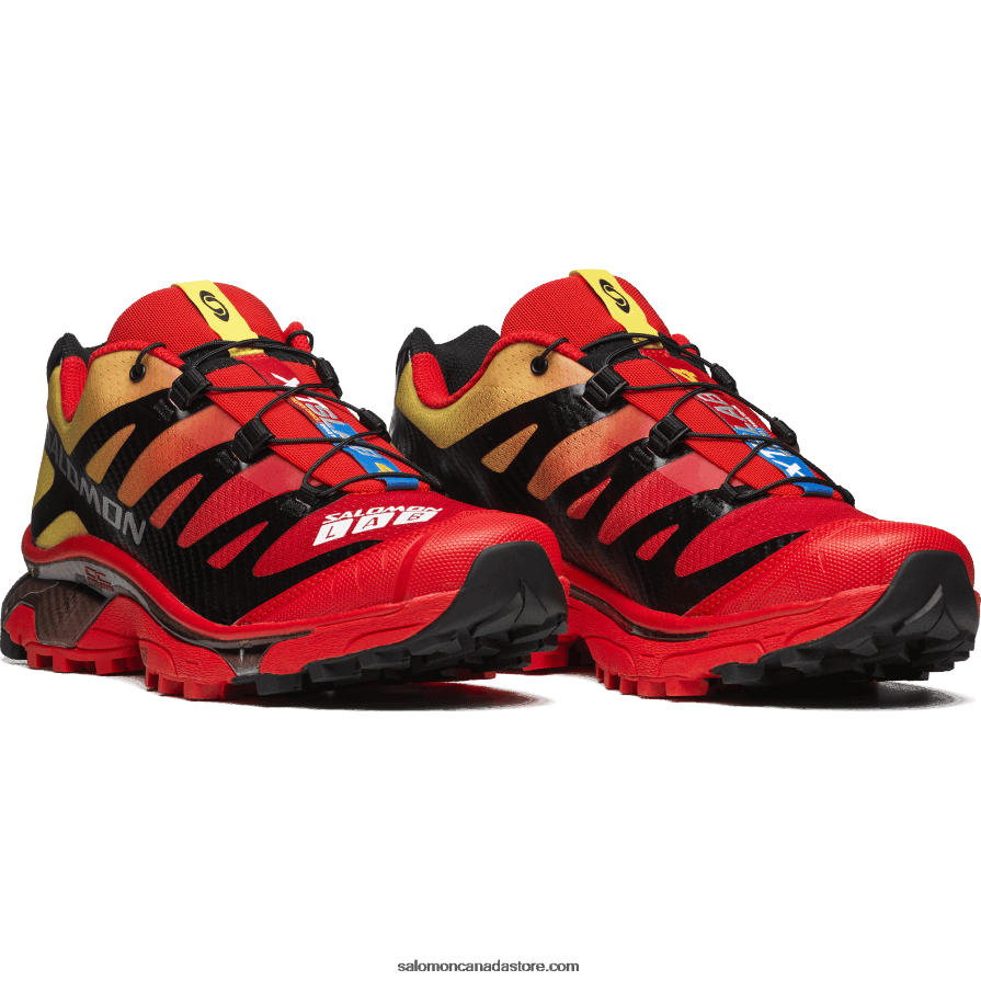 Men\'s Sportstyle Shoes - Xt-4 Og Salomon Fiery Red/Black/Empire Yellow X6B4FZ63