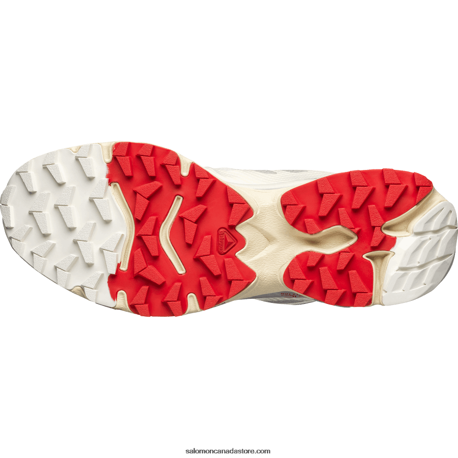 Men\'s Sportstyle Shoes - Xt-4 Og Salomon Vanilla Ice/Fiery Red/White X6B4FZ64