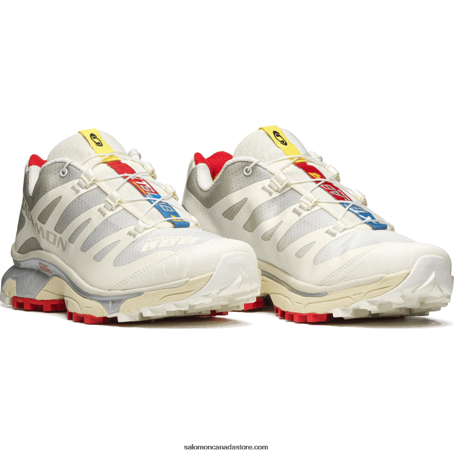 Men\'s Sportstyle Shoes - Xt-4 Og Salomon Vanilla Ice/Fiery Red/White X6B4FZ64