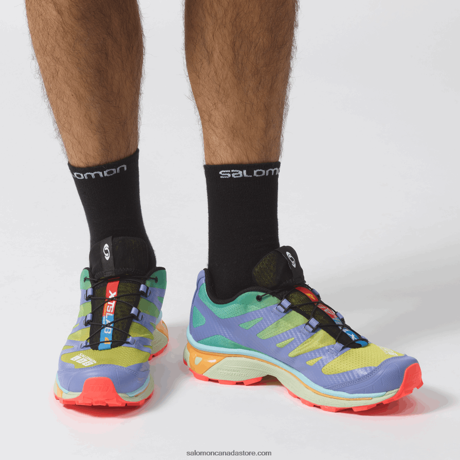 Men\'s Sportstyle Shoes - Xt-4 Salomon Evening Primrose/Mint Leaf/Lolite X6B4FZ216