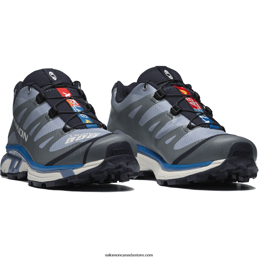 Men\'s Sportstyle Shoes - Xt-4 Salomon Stormy Weather/Indigo Bunting/Nimbus Cloud X6B4FZ218