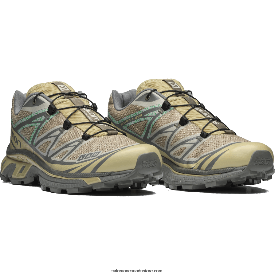 Men\'s Sportstyle Shoes - Xt-6 Mindful Salomon Gray Green/Moss Gray/Castor Gray X6B4FZ215