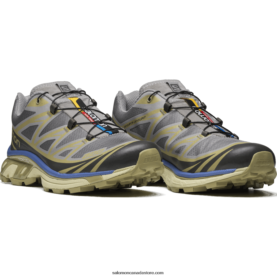 Men\'s Sportstyle Shoes - Xt-6 Salomon Gull/Granada Sky/Gray Green X6B4FZ76